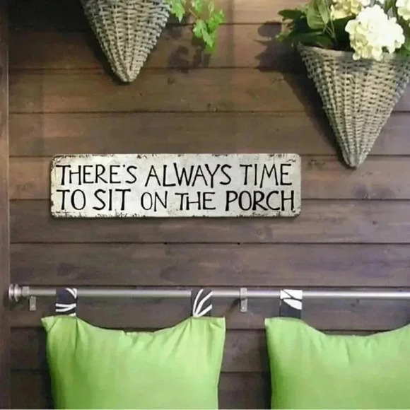 Relax Time Vintage Porch Sign - Picture 2 of 3